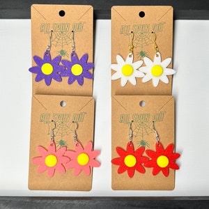 Daisy Flower Earrings