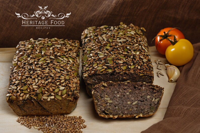 Buckwheat Based Bread, Gluten Free, Dairy Free, Organic Bread, No Eggs