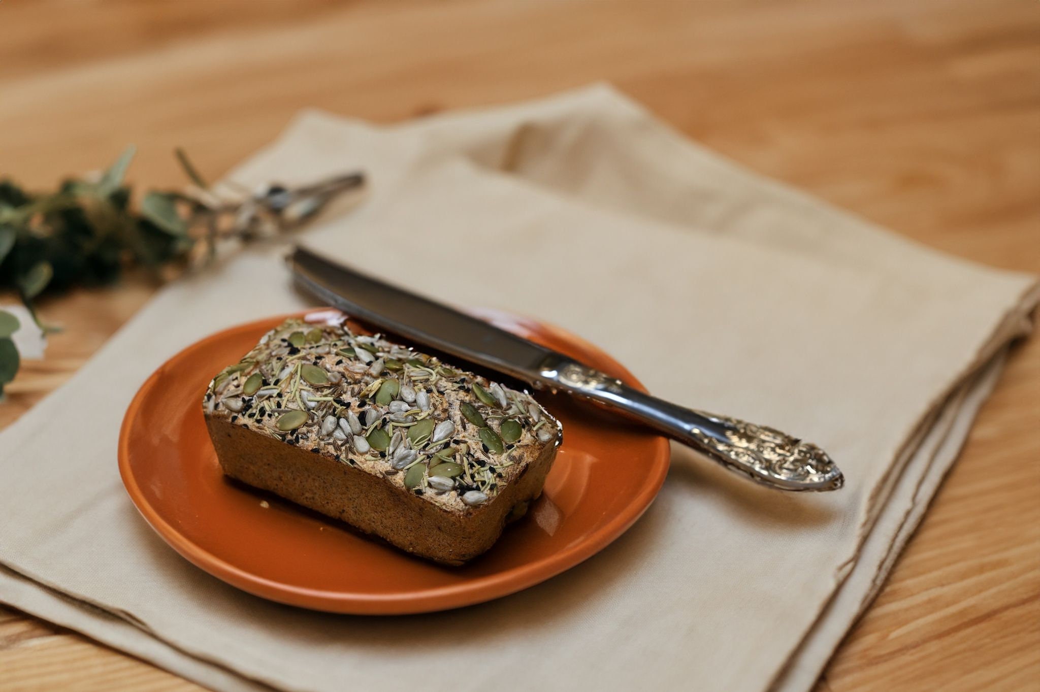 Buckwheat Based Bread, Mini Size for Snacks Gluten Free, Dairy Free