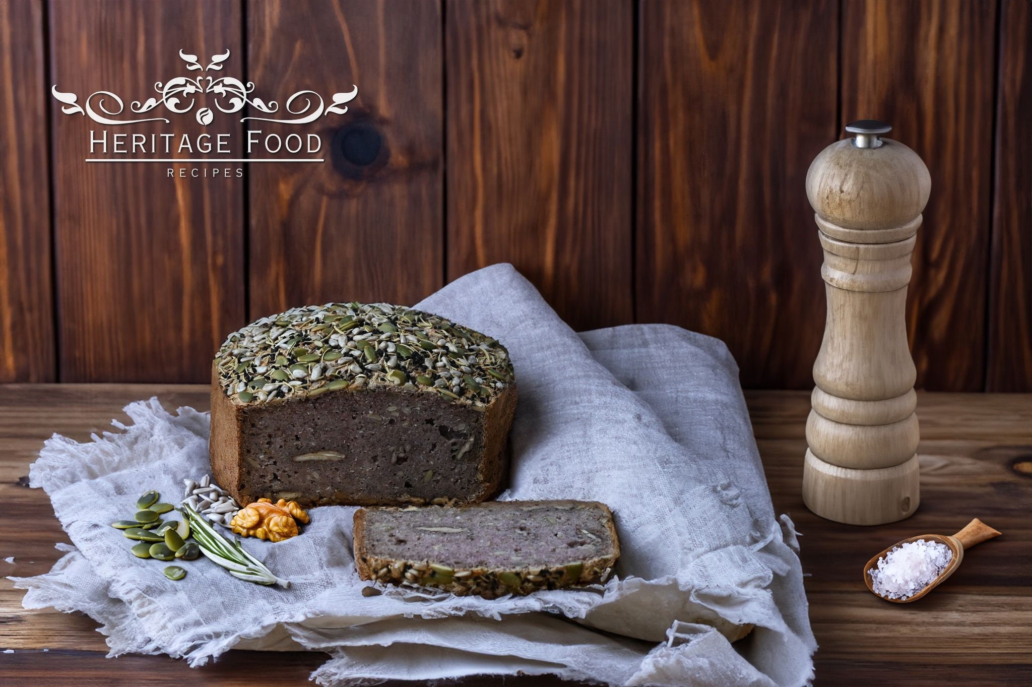 Buckwheat Based Bread Big Loaf Round, Gluten Free, Dairy Free, Organic