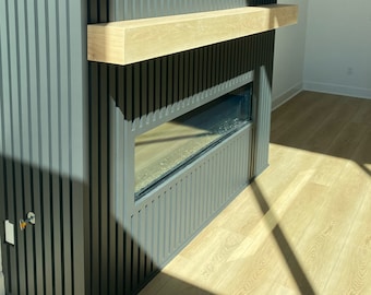 Custom White Oak Mantel