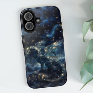 Dragon Phone Case perfect gift for dragon lover, star dragon, iPhone 16 15 14 13 12 11 8 X Pro Max Plus, iphone case, tough phone case
