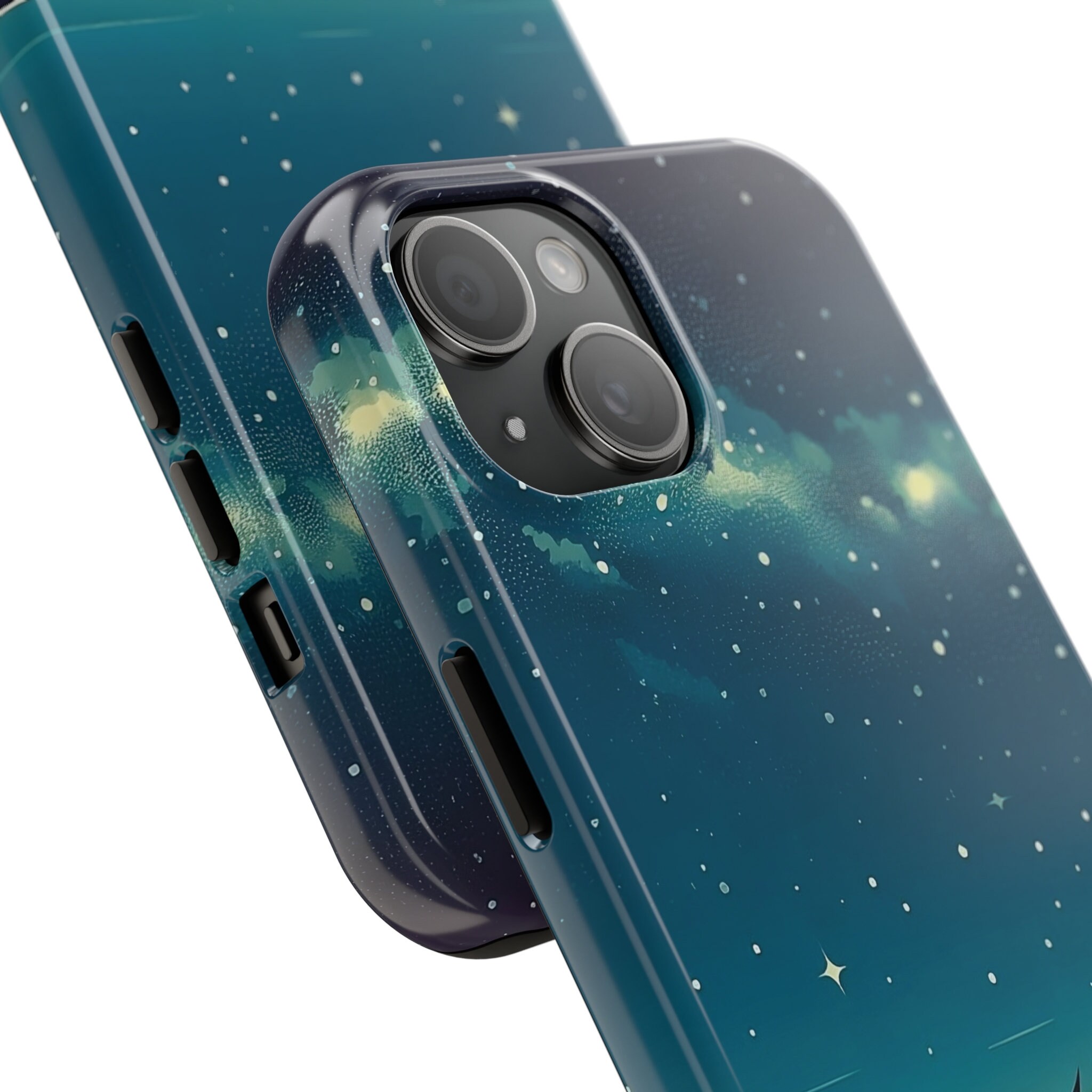 Dragon Phone Case, Dragon on a Starry Night, iPhone 16, 15 Dragon Phone Case, Dragon on a Starry Night, iPhone 16, 15