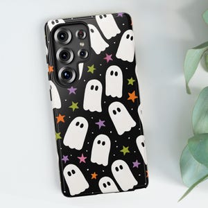 Ghost Phone Case for Halloween, Haunted Phone, Spooky Halloween Design, Samsung S25 S24 S23 S22 S21, Google Pixel 9 8 7 6 5
