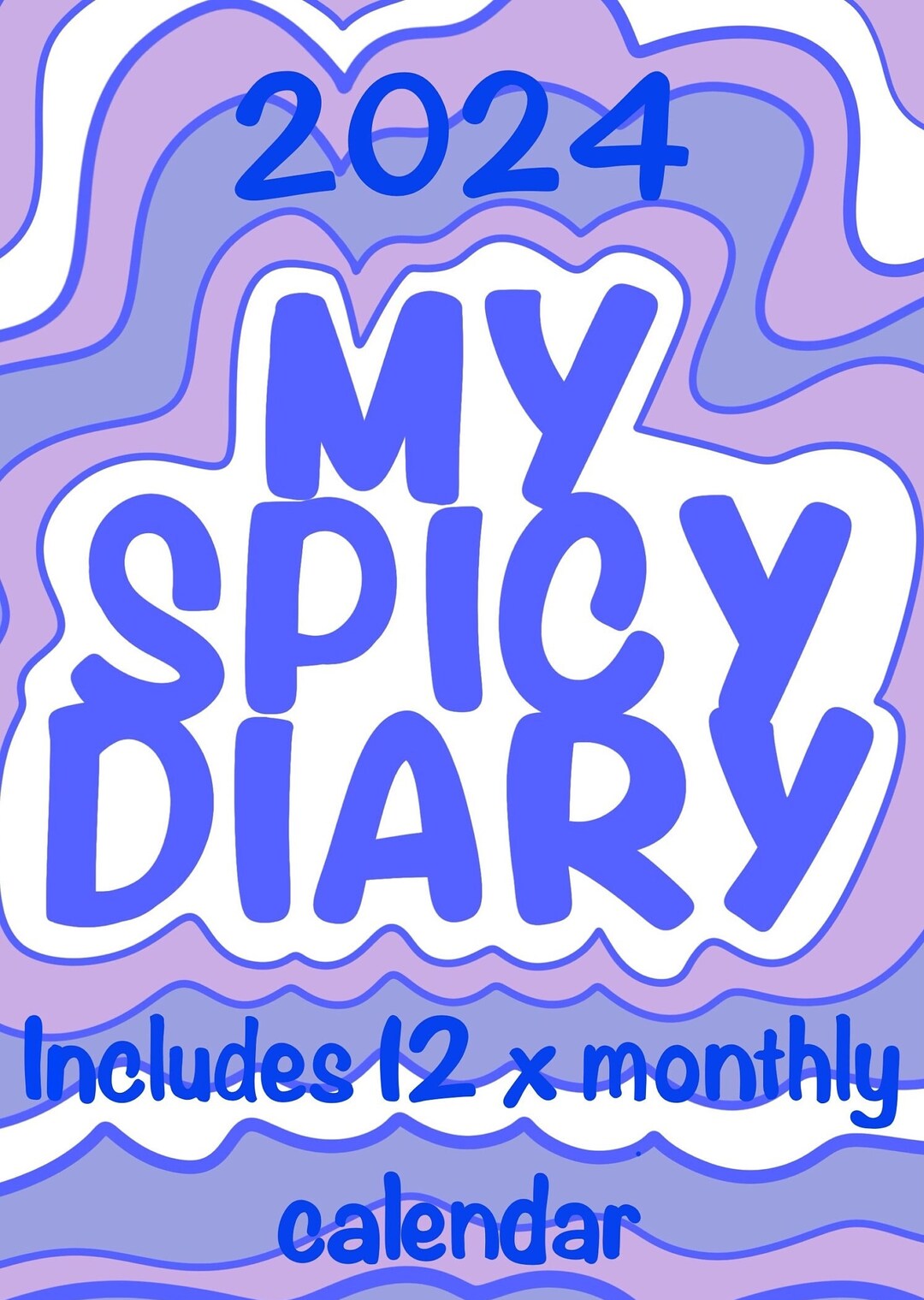 ADHD ASD 2024 my Spicy Diary Printable Pdf Download Self Discovery A5