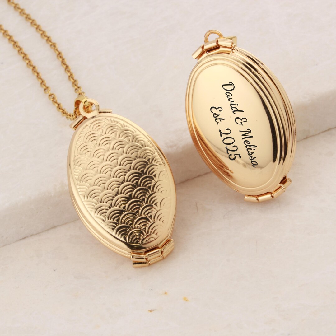 Remembrance Locket Wedding Locket Necklace, Bridal Bouquet Charms, 4 Picture Locket ...