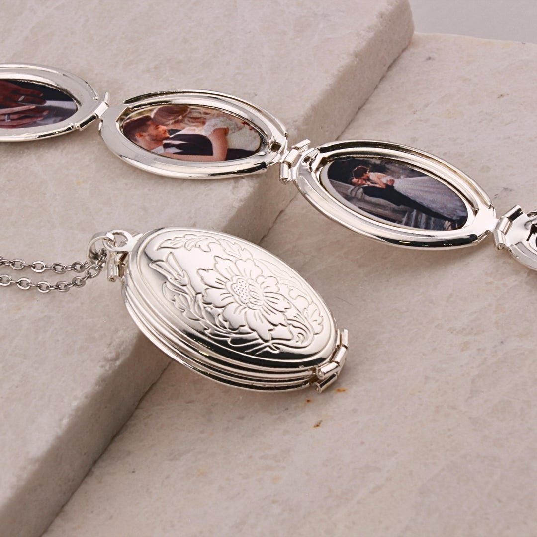Memory Photo Locket, Locket Necklace With Photo Engraving,personalized ...