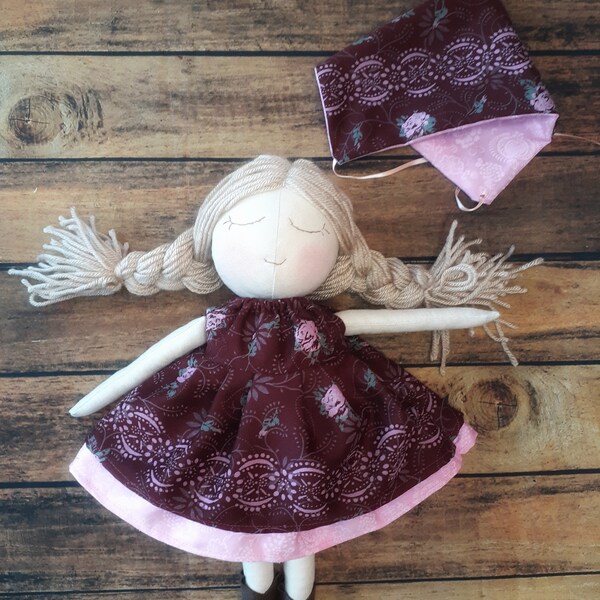 Handmade Stoffpuppe, Dollbaby  Spezial Geschenk,Kinder Geschenk Handgefertig puppe