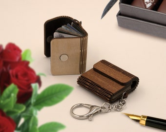 Mini-Fotoalbum-Schlüsselanhänger für Weihnachten, Fernbeziehungsgeschenk für Freund oder Freundin, Jubiläumsgeschenk
