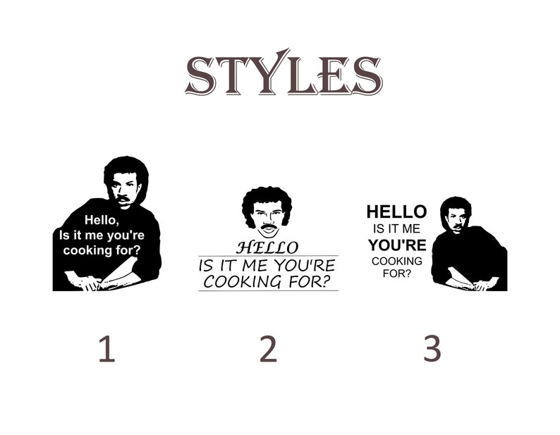 Lionel Richie Hello, Is It Me You're Cooking For Engraved chopping board, Cheese board, Cutting board Lionel Richie image 4