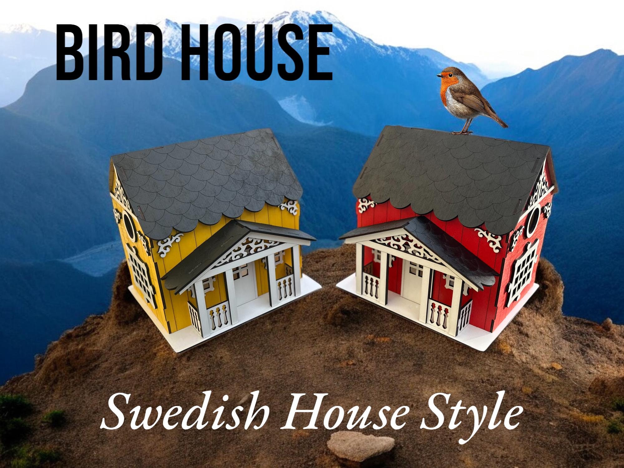 Kit Casetta Per Uccelli In Legno Da Dipingere Per Bambini - DIY Progetti Di Artigianato, Casette Per Uccelli - Progetti Artigianali - Foto 6