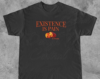 Existence is Pain Au Chocolat, Life is Pain Au Chocolat, Aesthetic Coffee Trendy T-Shirt, Funny French Pastry Shirt, Hilarious Woman Gift