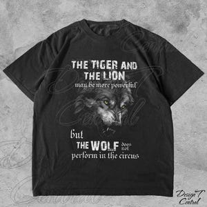 Funny Wolf Meme Shirt: Edgy Grunge Graphic Tee
