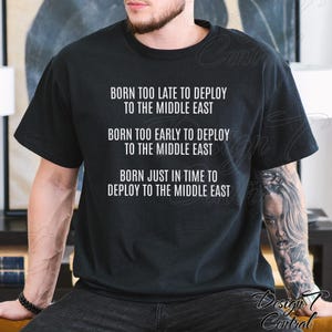 Gen Z Middle East T-Shirt: Funny Brainrot Meme Tee