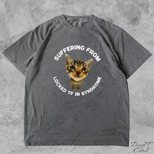 Goofy Cat Meme Shirt: Gen Z Humor - Comfort Colors