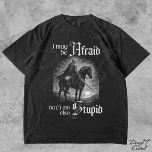 Funny Medieval Knight T-Shirt: Dark Fantasy DnD Ren Faire Tee