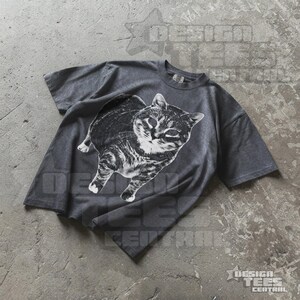 Spinning Cat Meme T-Shirt, OIIAIOIIIAI UIIAI Silly Cat Shirt, TikTok Brainrot Tee image 4