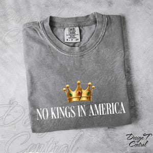 No Kings Anti-Trump T-Shirt: Political Protest Apparel