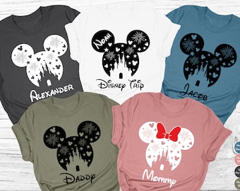 Custom Disney Family Shirts, Disney Trip Shirts, Family Disney Shirts, Disneyworld Shirts, Disney 2025 Tee, Disneyland Shirt, Couple Shirt,