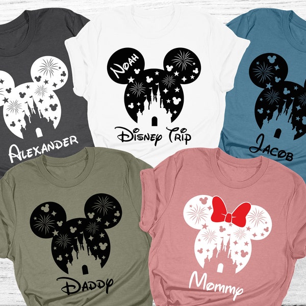 Custom Disney Family Shirts, Disney Trip Shirts, Family Disney Shirts, Disneyworld Shirts, Disney 2024 Tee, Disneyland Shirt, Couple Shirt,