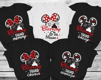 Camisetas personalizadas de aniversário da Disney para a família, Camiseta da Turma de Aniversário da Disney, Turma da Disney, Camiseta de Aniversariante, Camiseta de Aniversariante, Aniversário da Disney 2026