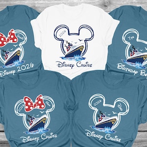 Custom Disney Cruise Shirt, Disney Cruise Group Shirt, Disney Cruise 2026 Shirt, Disney Family Vacation Shirt, Minnie Cruise Shirt image 1