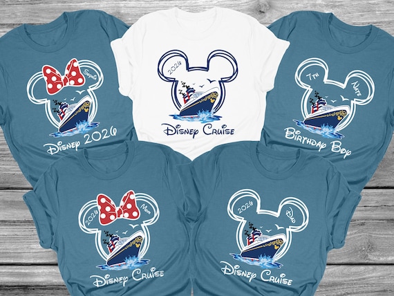 Custom Disney Cruise 2025 Family Vacation Shirt