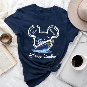 Custom Disney Cruise Shirt, Disney Cruise Group Shirt, Disney Cruise 2026 Shirt, Disney Family Vacation Shirt, Minnie Cruise Shirt image 2