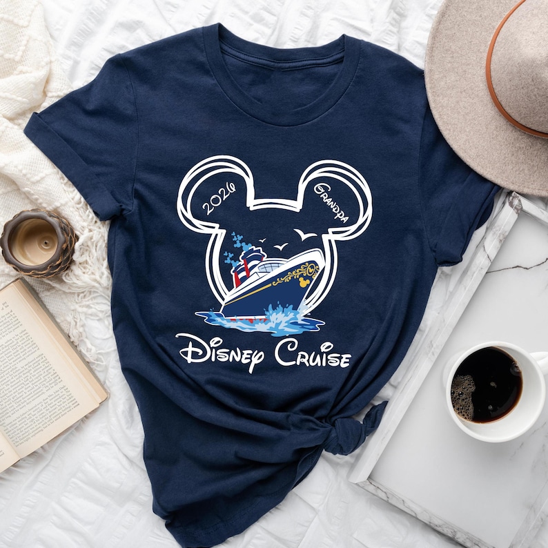 Custom Disney Cruise Shirt, Disney Cruise Group Shirt, Disney Cruise 2026 Shirt, Disney Family Vacation Shirt, Minnie Cruise Shirt image 2