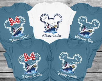Custom Disney Cruise Family Vacation 2025 Shirt, Disney Cruise Group Shirt, Disney Shirt, Disney Pirate Shirt, Family Matching Cruise Shirts