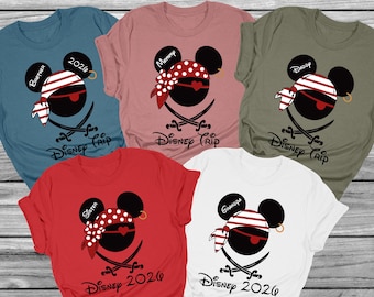 Custom Disney Pirates Family Trip Shirt, Matching Caribbean Tee