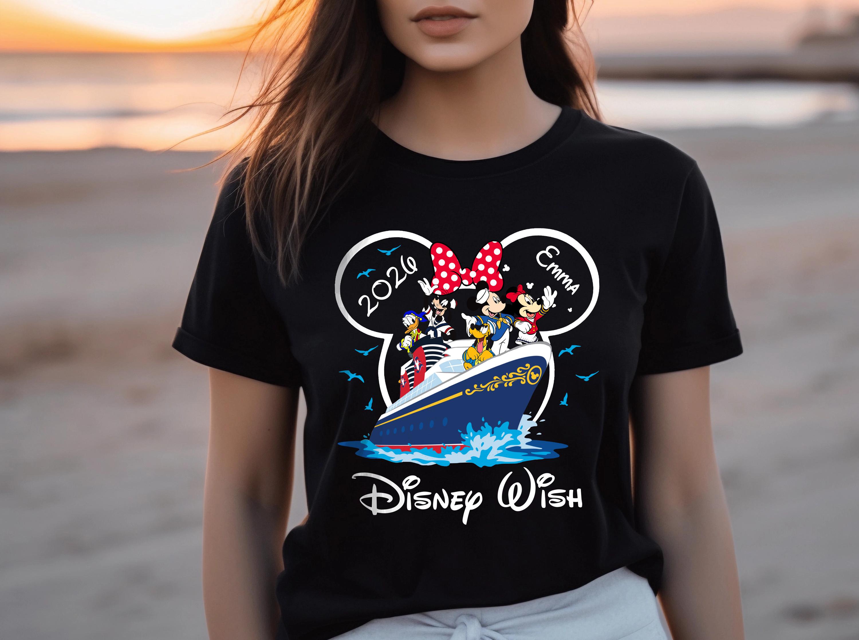 Disney Cruise Line 限定 半袖シャツ（親×2、子×5） Personalized Disney Cruise Family Matching Shirt, Disney Cruise