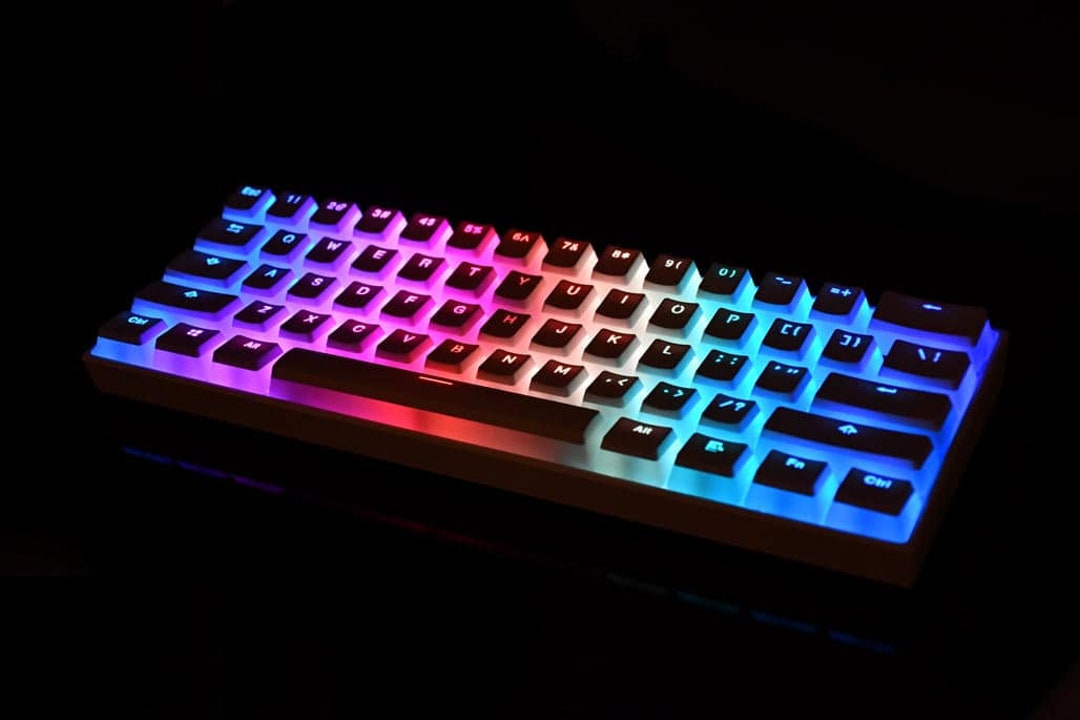 Custom Pudding Backlit Keycap Set Pudding Keycap, Shine-through Backlit ...