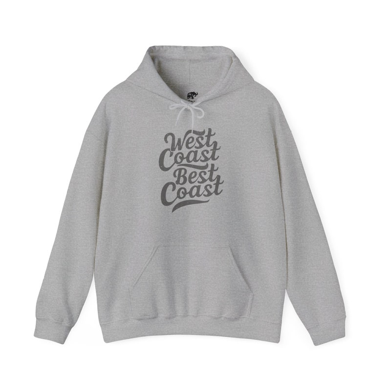 West Coast Sweatshirt West Coast Hoodie West Coast Gift College Hoodie West Coast Pullover California Shirt Oregon Shirt Washington Gift image 3