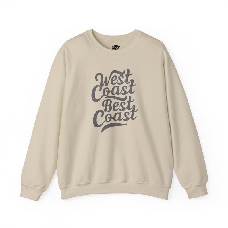 West Coast Sweatshirt West Coast Crewneck West Coast Gift College Sweatshirt West Coast Pullover California Shirt Oregon Shirt Washington image 5