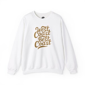 West Coast Sweatshirt West Coast Crewneck West Coast Gift College Sweatshirt West Coast Pullover California Shirt Oregon Shirt Washington image 6