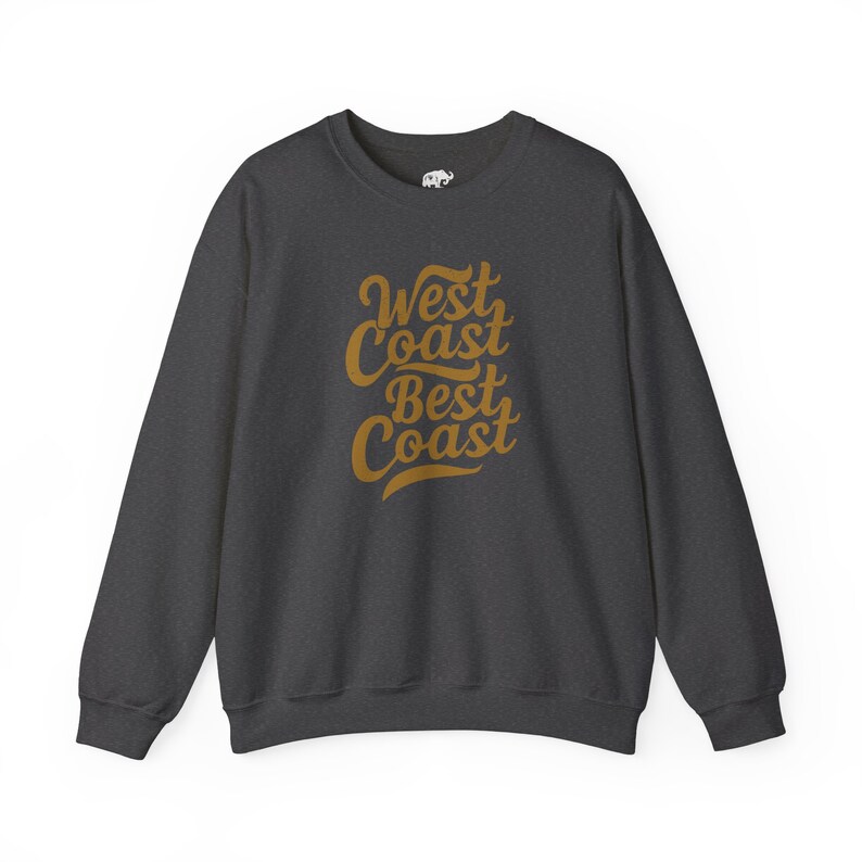 West Coast Sweatshirt West Coast Crewneck West Coast Gift College Sweatshirt West Coast Pullover California Shirt Oregon Shirt Washington image 4