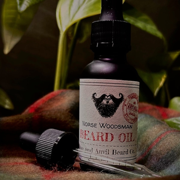 Norse Woodsman Aceite para barba premium totalmente natural