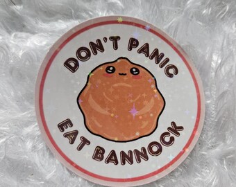 Don't Panic Eat Bannock Stickers