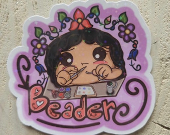Indigenous Beader Sticker