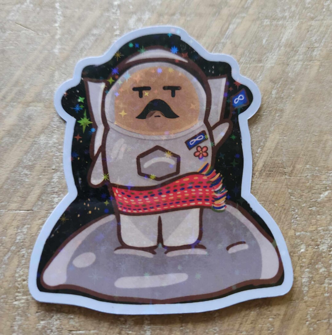 Potato Louis Riel in Space Metis Sticker - Etsy