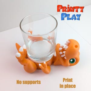 T-Rex Cup Holder-Stl for 3d printing