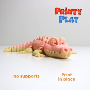 Flexi Crocodile-STL for 3D printing