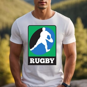 Rugby Tshirt, Rugby Tee Shirt, Rugby Shirt, Play Rugby, Rugby Gift, Gift for Rugby Player, Rugby Player, Rugby Player Tshirt