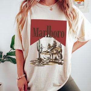 Vintage Marlboro Cowboy Wild West Shirt, Cowboy Killer Shirt, Boho Shirt, Cowboy Rodeo Tshirt, Country Music Tee Gift