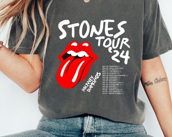 The Rolling Stones Hackney Diamonds Tour 2024 Schedule List T-Shirt, Rolling Stones 2024 Hackney Diamonds Tour Shirt, Rolling Stones Shirt,