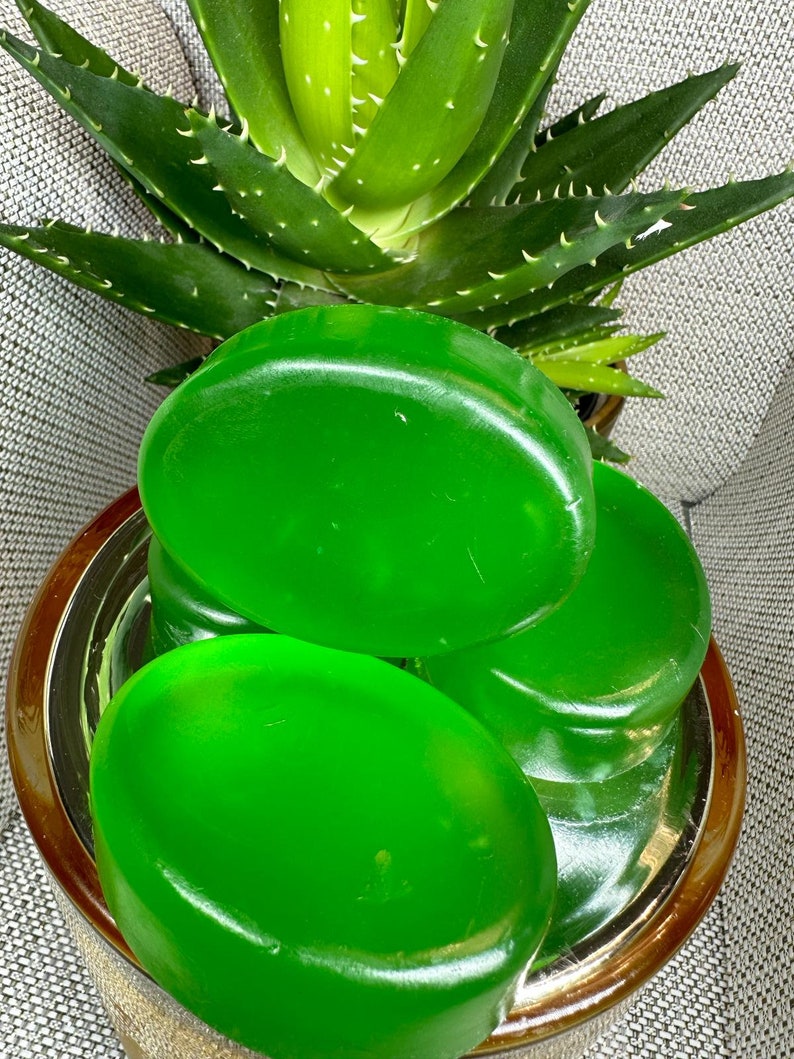 Handmade Aloe Vera Glycerin Soap - Etsy