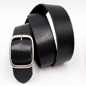 Full Grain Leather Belt: Handmade Latigo, Made in USA