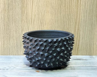 5.25"W x 3.25"H  Ceramic Planter, Handcrafted Pot, Succulent /Caudex /Cactus /Handmade Pot