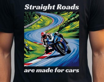 Motorcycle Tee, Sportbike T-Shirt, Riding Tee, Biker Shirt, Motorcycle Gift, Short Sleeve Top.
